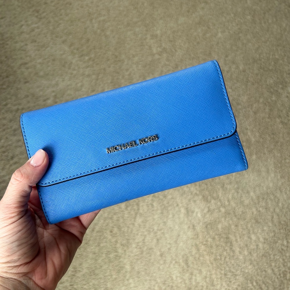 Michael Kors Vibrant Blue Wallet
